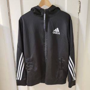 Boys Addias Full Zip Track Jacket